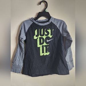 Nike Long Sleeve "Just Do It" Size 3T